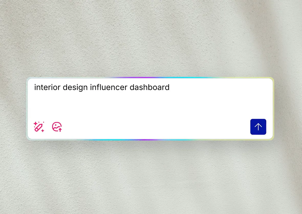 DesignFlow Monitor dashboard for interior design influencers, with discussion volume, an influencer index of 78, and relevant posts