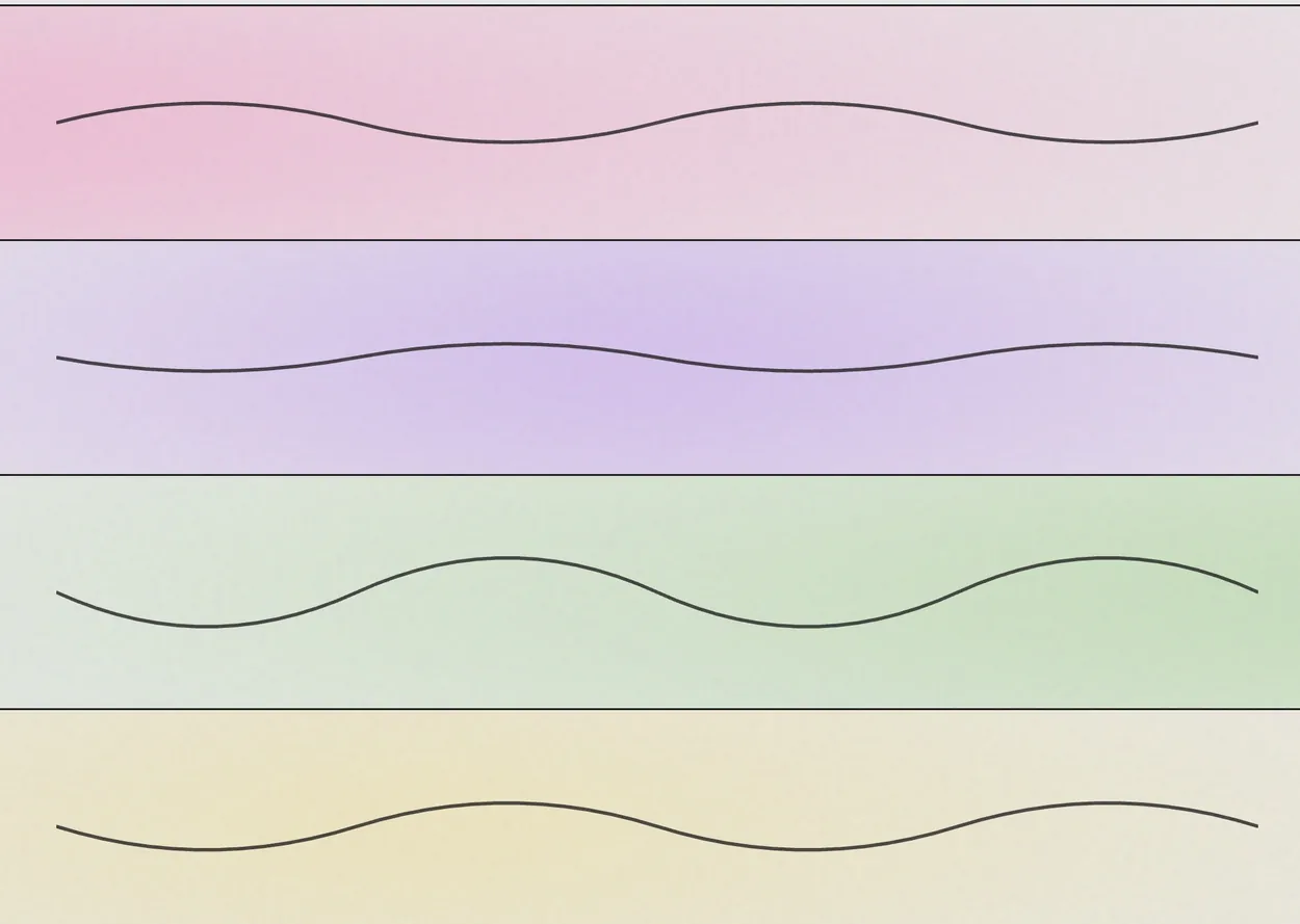 Four pastel bands labelled Research, Strategy, Execution, and Impact, each crossed by a thin wave, above an issues-found counter
